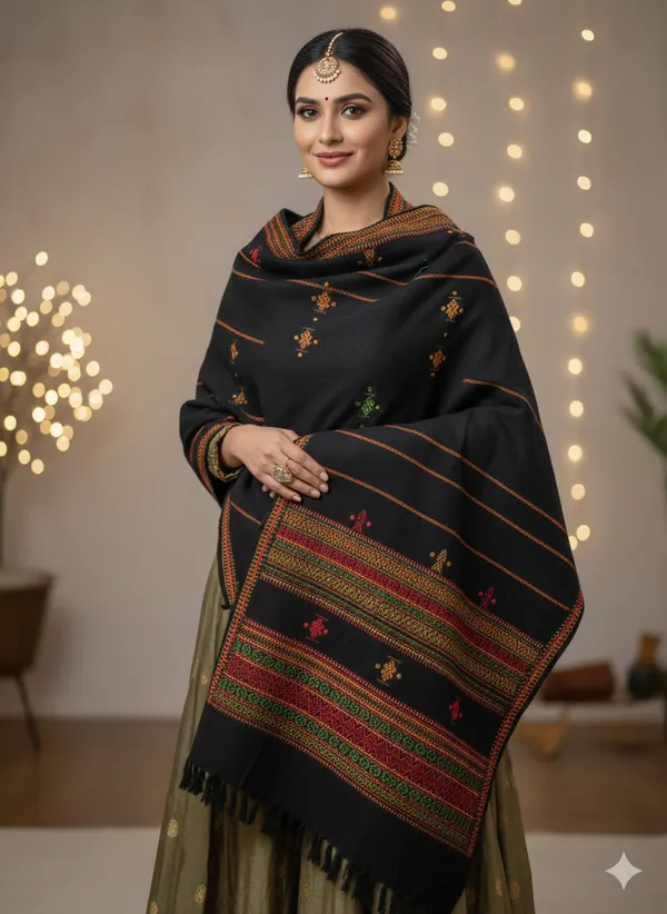 Winter_Special_Bhujodi_Hand_Weaving_Kutchi_KH_Bhujodi_Shawl_for_women_Black