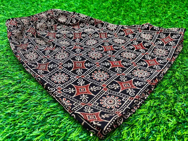 summer_special_pure_cotton_original_Ajarakh_Hand_Block_Printed_Shorts_for_women__KH_Ajarakh_shorts_black_11/free_sizs_/suitable_up_to_xl_/full_stitched_/original_Ajarakh_Hand_block_printed_material/