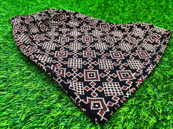 summer_special_pure_cotton_original_Ajarakh_Hand_Block_Printed_Shorts_for_women__KH_Ajarakh_shorts_black_15/free_sizs_/suitable_up_to_xl_/full_stitched_/original_Ajarakh_Hand_block_printed_material/