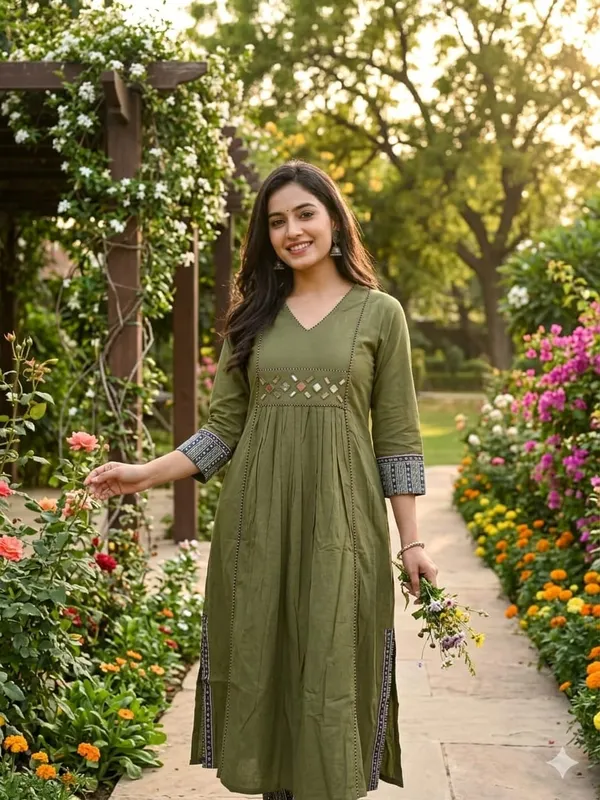 PREMIUM_COTTON_FROCK_STYLE_DESIGNER_KURTI_By_KH_PREMIUM_CLOTHING_BRAND