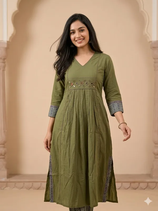PREMIUM_COTTON_FROCK_STYLE_DESIGNER_KURTI_By_KH_PREMIUM_CLOTHING_BRAND