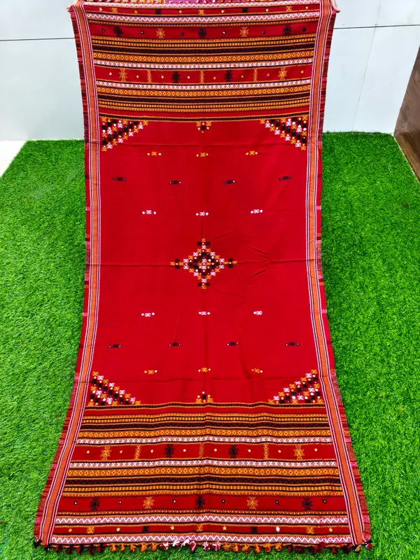 Winter_Special_Bhujodi_Hand_Weaving_Kutchi_KH_Four_Corner_Shawl_for_women_MAROON