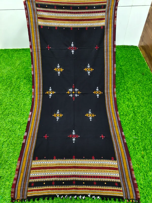 Winter_Special_Bhujodi_Hand_Weaving_Kutchi_By_KH_Choumukh_Shawl_for_women_Black
