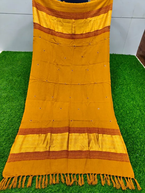 Winter_Special_Bhujodi_Hand_Weaving_Kutchi_By_KH_Jaripatta_Shawl_for_women_Mustard