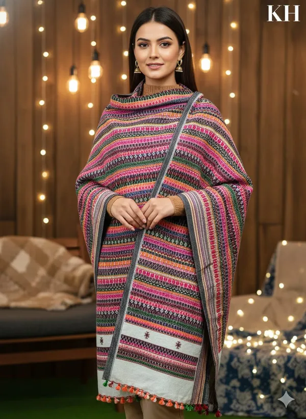 Winter_Special_Bhujodi_Hand_Weaving_Kutchi_KH_Full_Colour_Shawl_for_women_multi_Colour