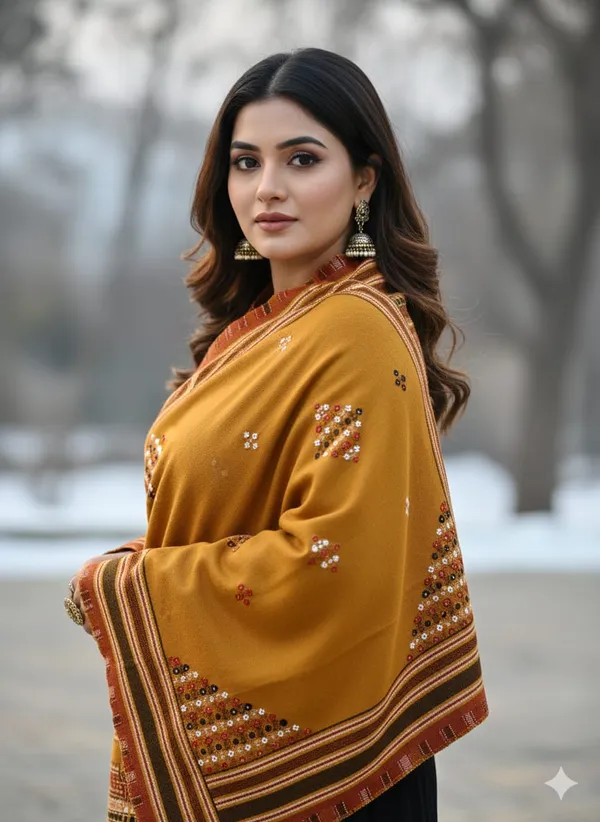 Winter_Special_Bhujodi_Hand_Weaving_Kutchi_KH_Patang_Corner_Shawl_for_women_Mustard