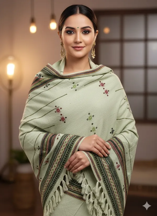 Winter_Special_Bhujodi_Hand_Weaving_Kutchi_KH_Bhujodi_Shawl_for_women_Pista_Colour