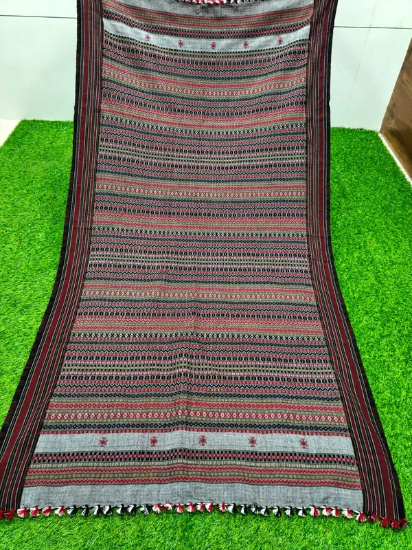Winter_Special_Bhujodi_Hand_Weaving_Kutchi_KH_Full_Colour_Shawl_for_women_Black