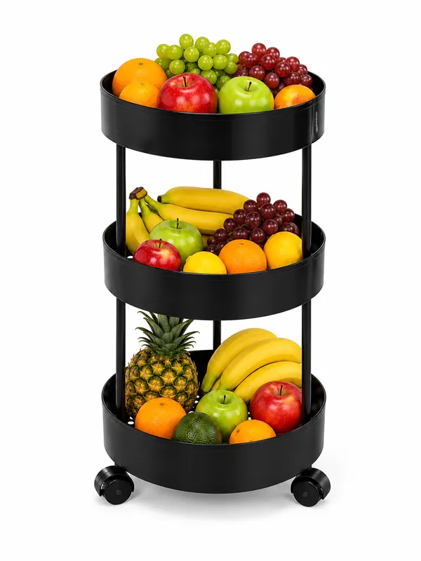 3-Tier_Multipurpose_Round_Storage_Trolley_with_Wheels