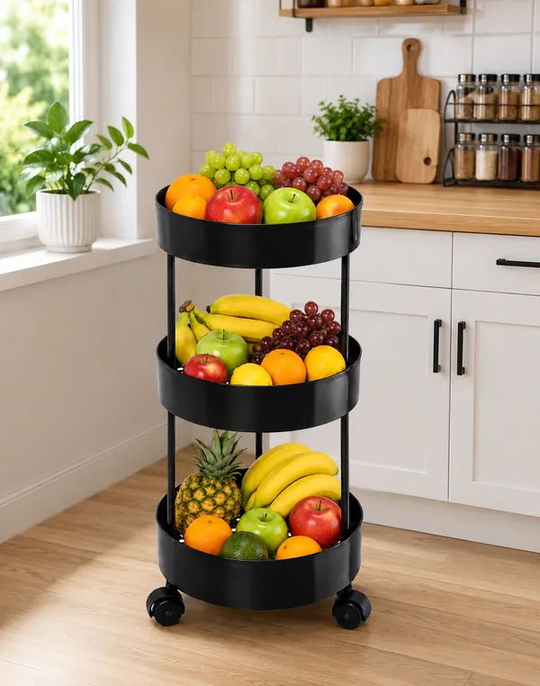 3-Tier_Multipurpose_Round_Storage_Trolley_with_Wheels