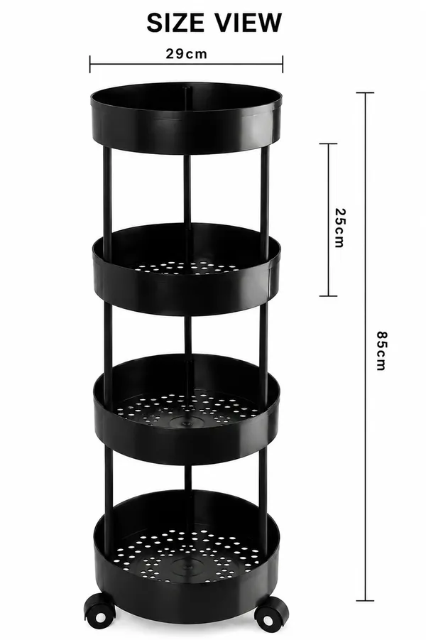 4Tier_Multipurpose_Storage_Trolley_with_Wheels_Black