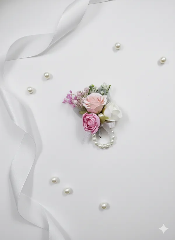 Pink_Artificial_Flowers_Boutonniere_For_wedding_and_Gifting