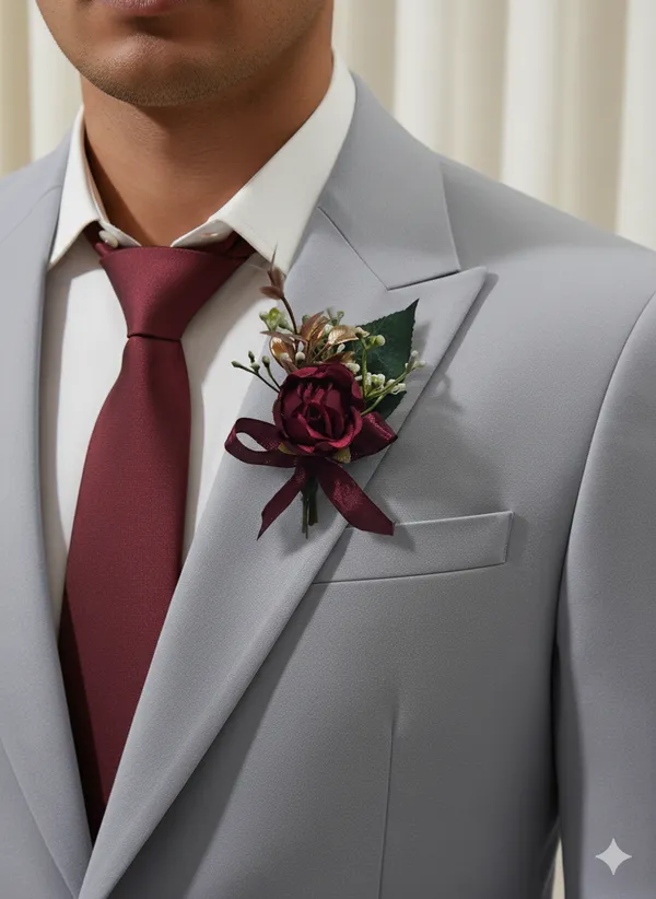 Burgundy_Metal_Lapel_Pin_For_Gifting