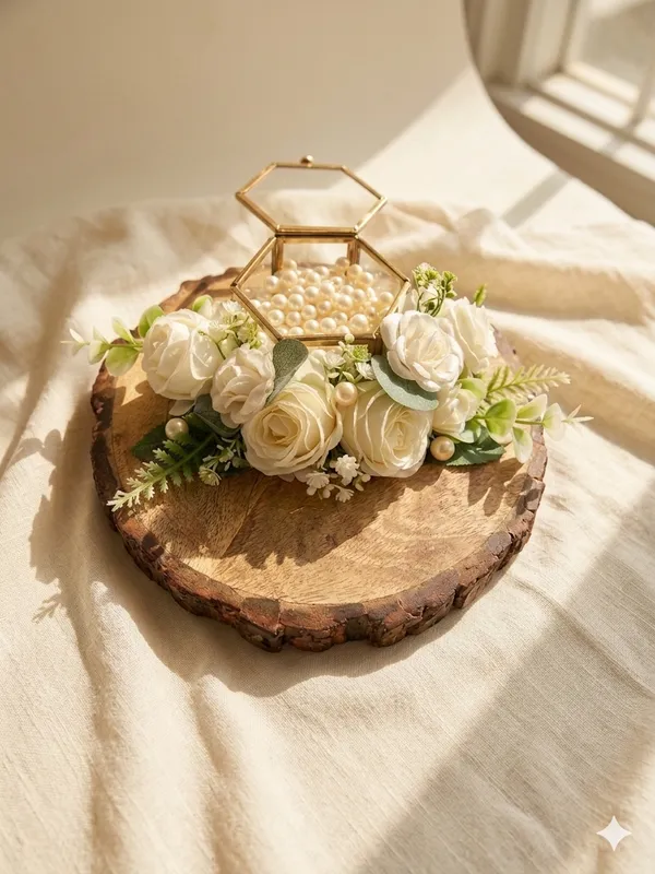 White_Glass_And_Wood_Jewellery_Box_For_Wedding_and_Gifting
