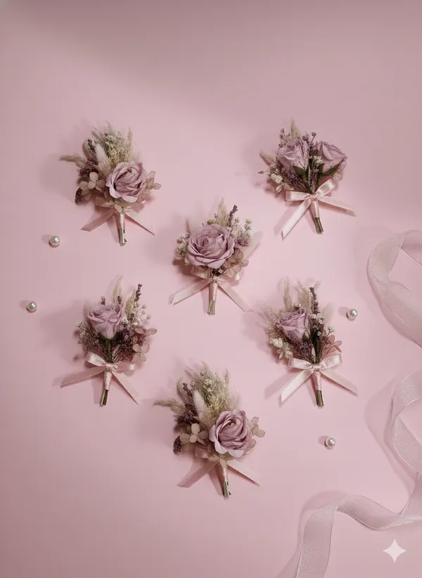 Pink_Dry_Floral_Boutonniere_For_Wedding_and_Gifting