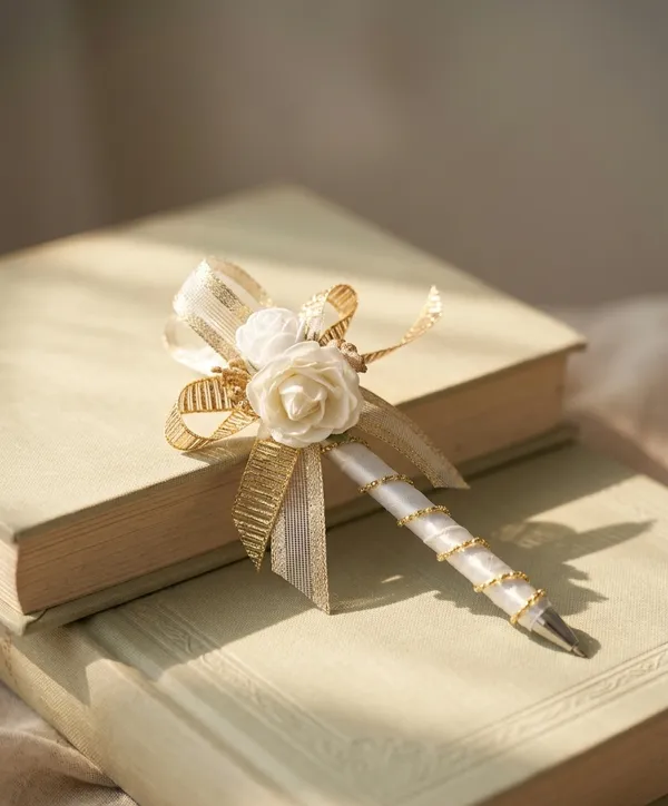 White_Feather_Decorative_Pen_For_Gifting