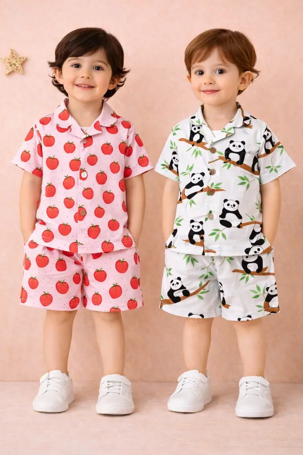 Pack_Of_2_Light_Pink_And_White_Summer_Special_Cotton_Co-ord_Set_For_Kids