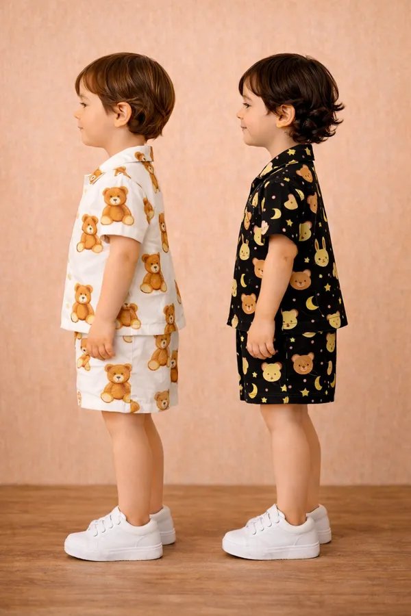 Pack_Of_2_White_And_Black_Trendy_Cotton_Casual_Co-Ord_Set_For_Kids