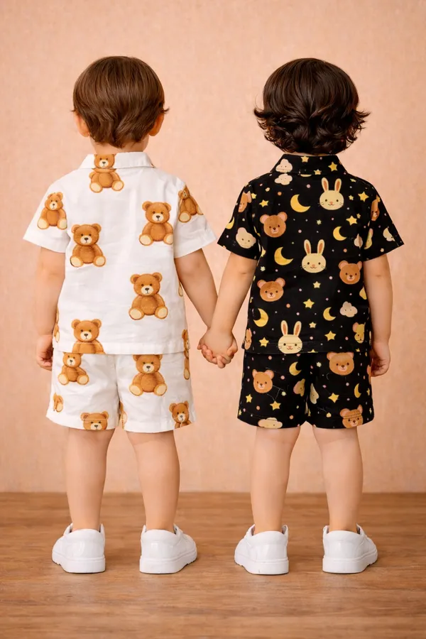 Pack_Of_2_White_And_Black_Trendy_Cotton_Casual_Co-Ord_Set_For_Kids