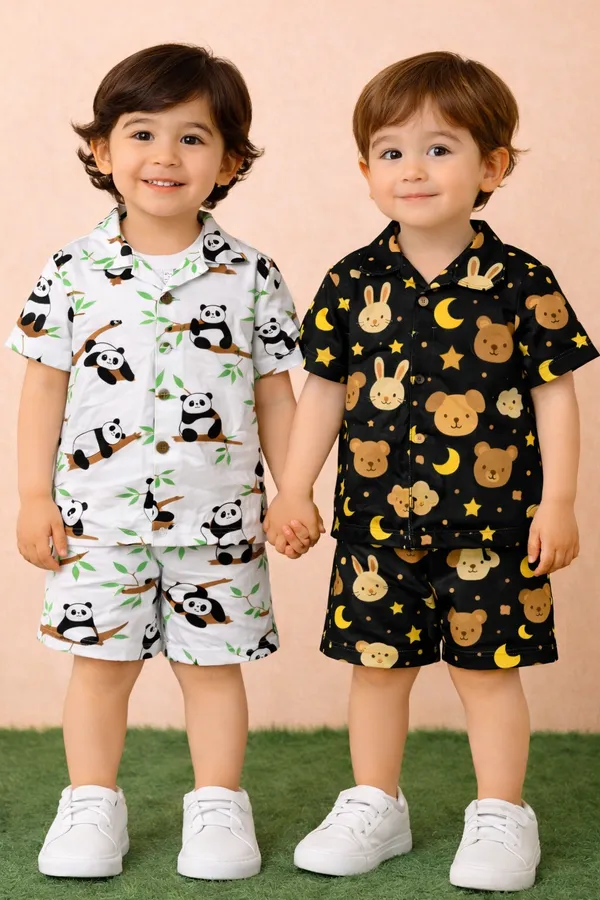 Pack_of_2_White_And_Black_Summer_Wear_Cotton_Code_Set_–_Buy_1_Get_1_Combo_For_Kids