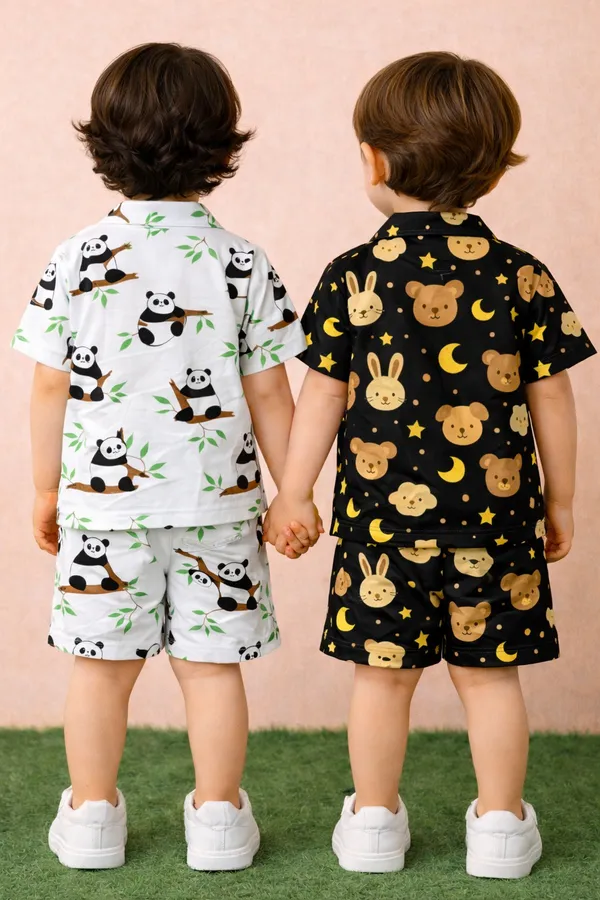 Pack_of_2_White_And_Black_Summer_Wear_Cotton_Code_Set_–_Buy_1_Get_1_Combo_For_Kids
