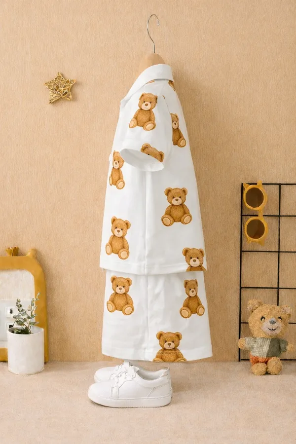 White_Premium_Cotton_Co-Ord_Set_–_Soft_And_Comfortable_For_Kids