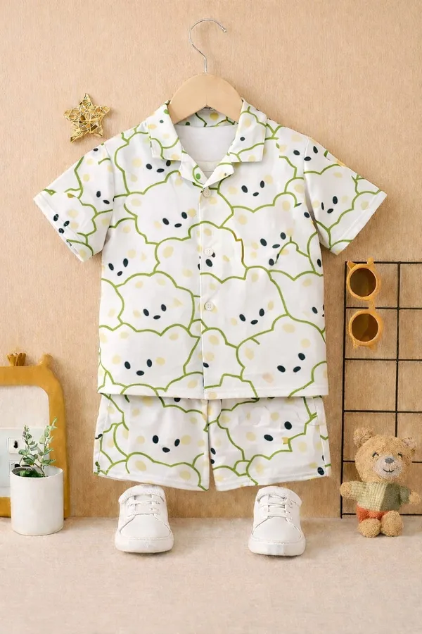 White_Sky_Eyes_Soft_Cotton_Stylish_Shirt_And_Shorts_Co-Ord_Set_For_Kids