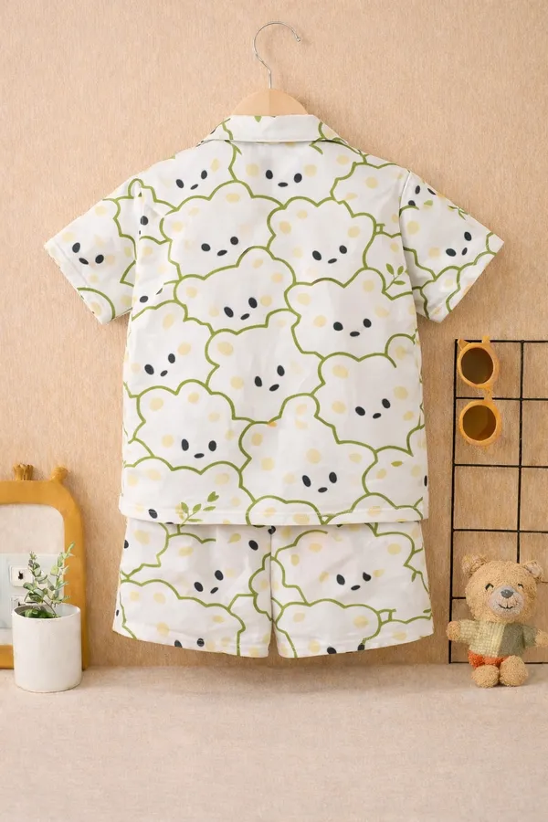 White_Sky_Eyes_Soft_Cotton_Stylish_Shirt_And_Shorts_Co-Ord_Set_For_Kids