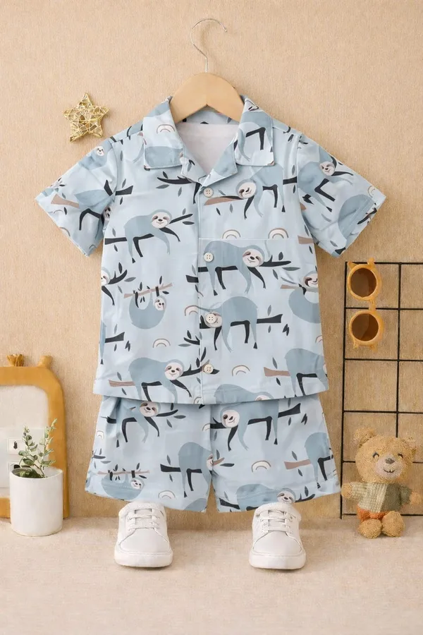 Gray_Playwear_Printed_Cotton_Co-Ord_Set_For_Kids