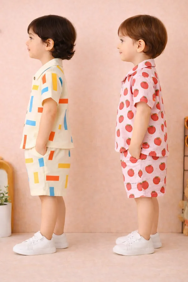 Pack_Of_2_Light_Pink_And_Cream_Twin_Look_Matching_Co-Ord_Set_For_Kids