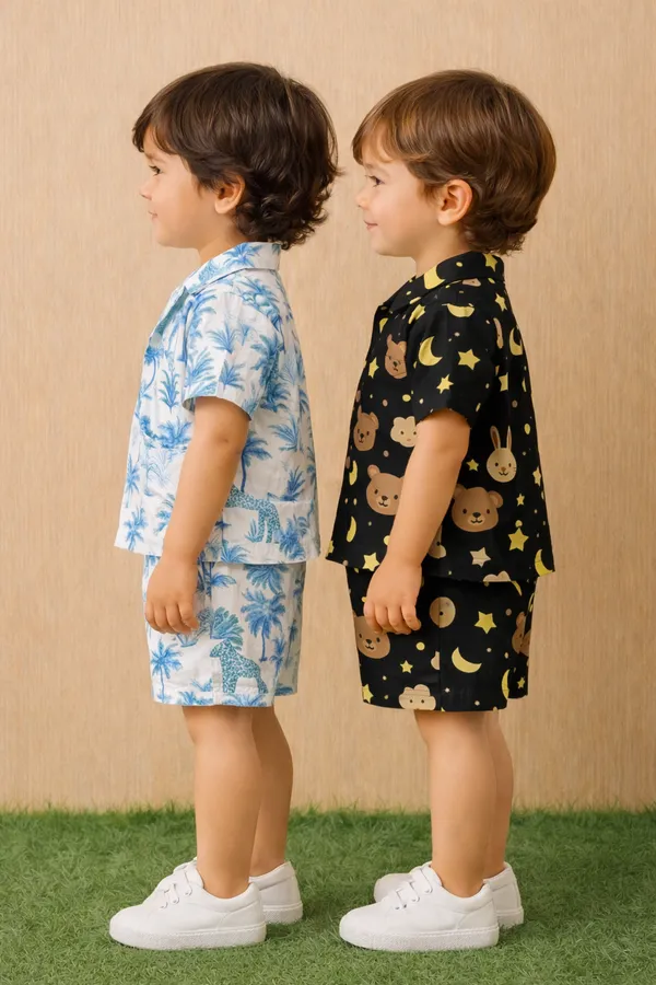 Pack_Of_2_Black_And_Blue_Cartoon_Cotton_Super_Saver_Deal_Nightwear_Combo_For_Kids