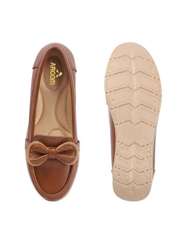 Womens_Bow_Detail_Comfort_Loafers_Stylish_Slip-On_Casual_Shoes