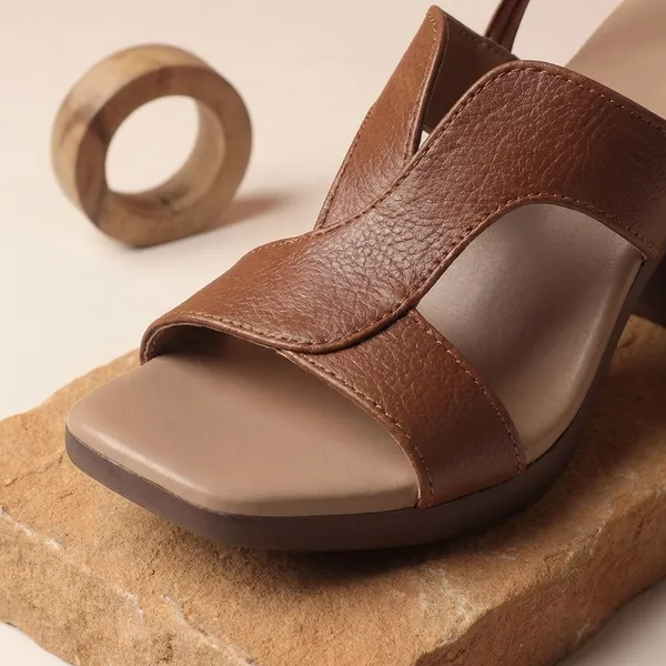 Tan_Elegant_Block_Heel_Sandals_3_Inch_For_Women_Stylish_Strappy_Design,_Comfortable_Fit,_Perfect_For_Casual_And_Party_Wear