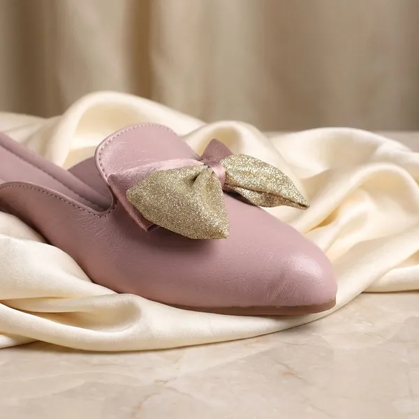Purple_Elegant_Flat_Mules_For_Women_With_Golden_Bow_Accent_And_Soft_Cushioned_Insole_For_Daily_Comfort