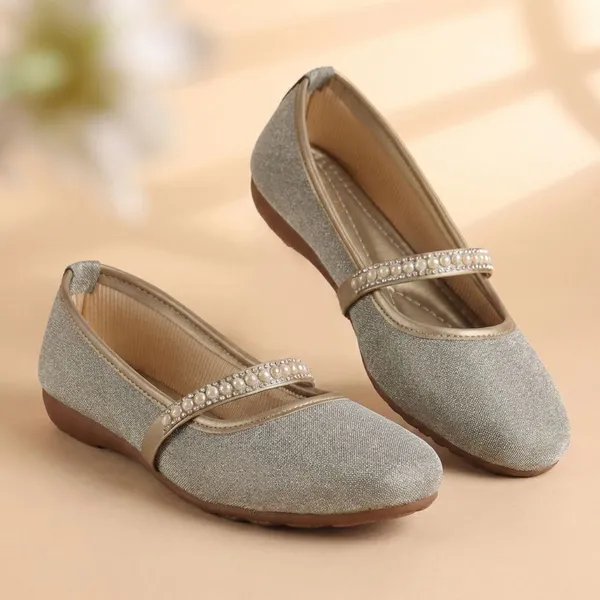 Copper_Glitter_Ballerina_Flats_With_Embellished_Strap_And_Soft_Cushioned_Insole_For_Women