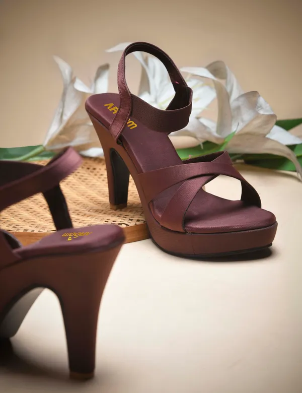 Brown_Stylish_Platform_Heels_With_Cross_Strap_Design_And_Comfortable_Fit_For_Party_And_Everyday_Wear