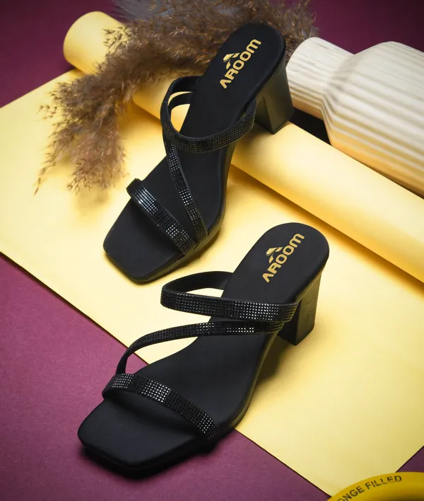 Black_Black_Synthetic_Casual_3_Inch_Heel_Sandal_For_Women