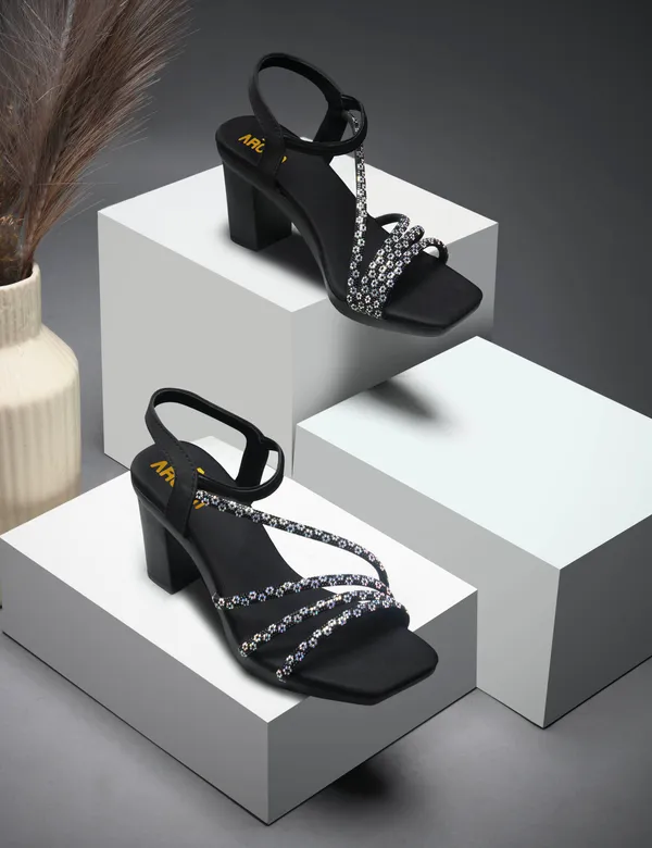 Black_Elegant_Block_Heels_With_Sparkling_Rhinestone_Straps_And_Comfortable_Fit_For_Party_And_Festive_Wear