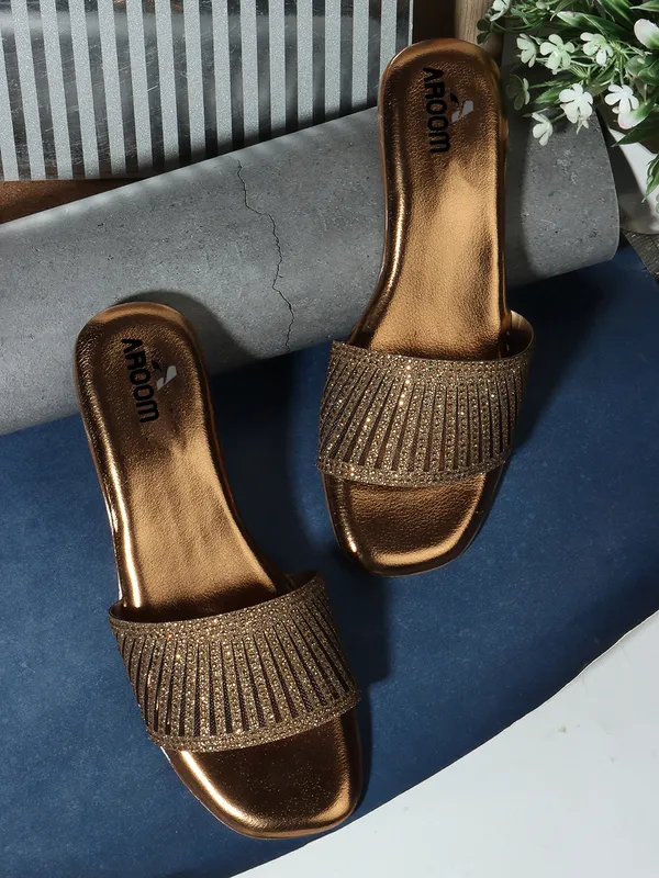 Copper_Elegant_Slip_On_Sandals_With_Pearl_Studded,_Soft_Padded_Insole,_And_Large_Decorative_Front