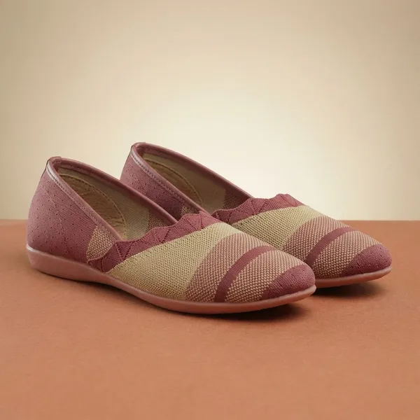 Pink_Stylish_Knitted_Flats_For_Womenlightweight,_Flexible_And_Comfortable_Everyday_Footwear