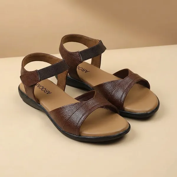 Brown_Elegant_Womens_Comfort_Sandal_With_Soft_Cushion_Insole_For_Daily_And_Casual_Wear