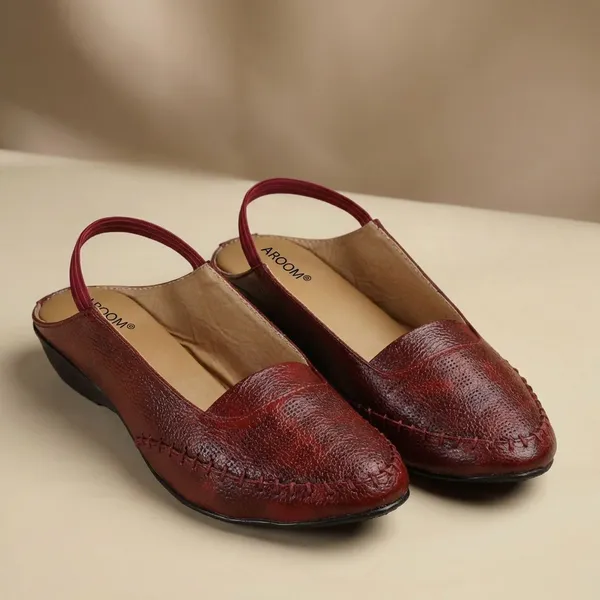 Cherry_Elegant_Leather_Womens_Slip_On_Wedge_Shoes_With_2_Inch_Heel_Comfortable_Insole_And_Elastic_Back_Strap_For_Casual_And_Formal_Wear