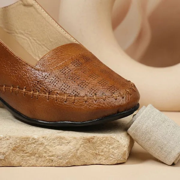 Tan_Elegant_Leather_Womens_Slip_On_Wedge_Shoes_With_2_Inch_Heel_Comfortable_Insole_And_Elastic_Back_Strap_For_Casual_And_Formal_Wear