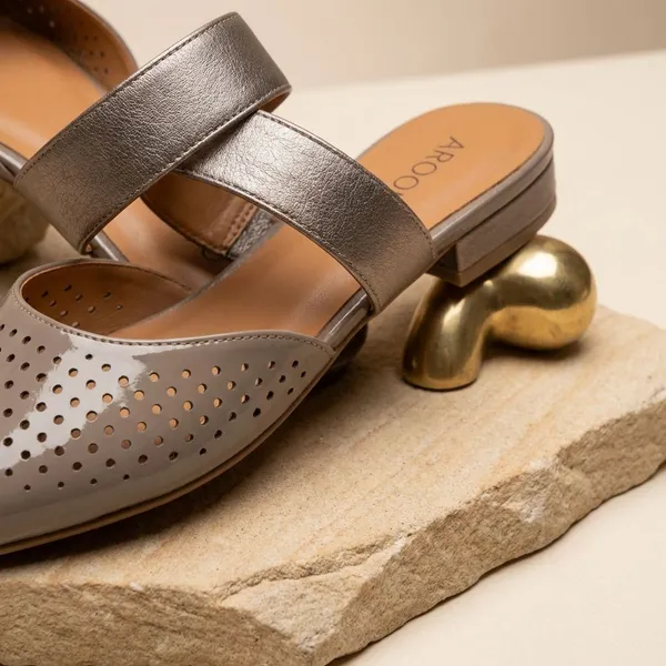 Beige_Trendy_Laser_Cut_Womens_Flats_With_Elastic_Back_Strap_And_Cushioned_Insole_For_Daily_Comfort