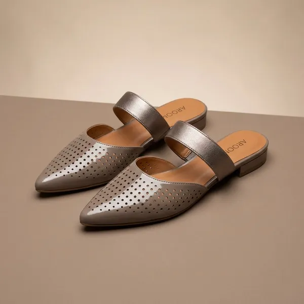 Beige_Trendy_Laser_Cut_Womens_Flats_With_Elastic_Back_Strap_And_Cushioned_Insole_For_Daily_Comfort