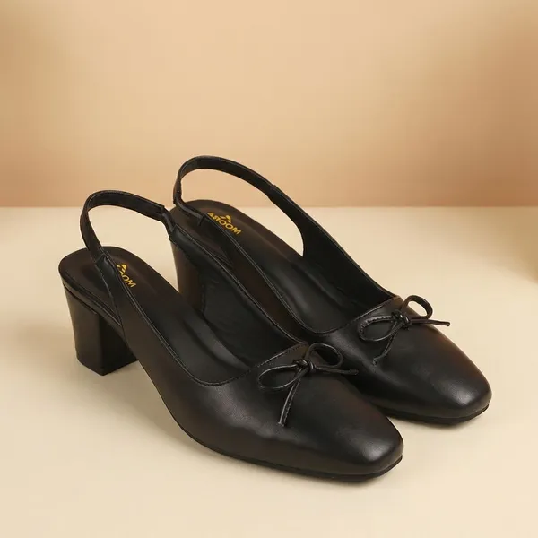 Black_Black_Synthetic_Leather_Casual_2_Inch_Heel_Sandal_For_Women