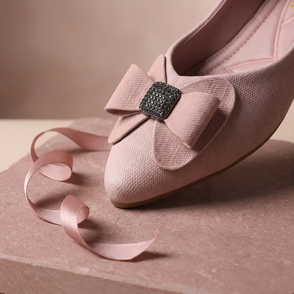 Purple_Elegant_Womens_Slip_On_Ballerina_Flats_With_Textured_Fabric,_Cushioned_Insole,_Bow_Ornamentation,_And_Embellished_Centerpieceperfect_For_Daily_Wear