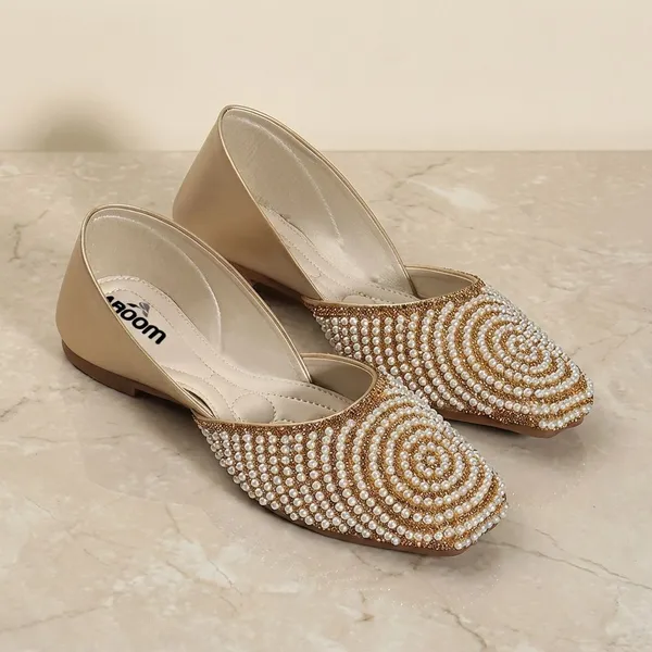 Copper_Stylish_Pearl_Embellished_Womens_Flats_For_Festive,_Ethnic,_And_Party_Wear