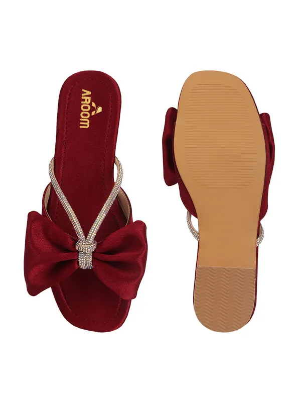Stylish_Bow_Embellished_Flat_Slip-On_Sandals_for_Women