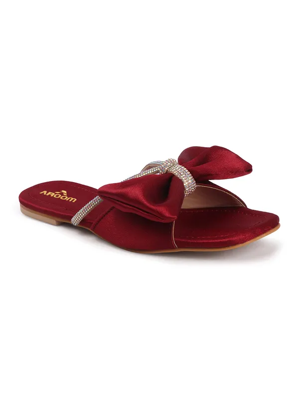 Stylish_Bow_Embellished_Flat_Slip-On_Sandals_for_Women